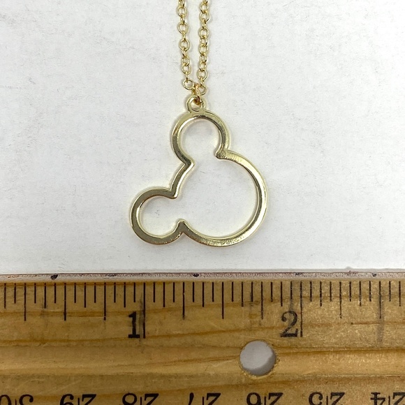 Gold Disney Mickey Mouse Necklace | 3 for $20 - Picture 2 of 5